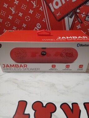 Ih.i.p. JamBar Wireless Speaker - Red